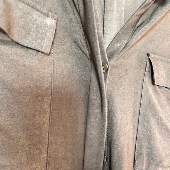 L'AGENCE Rivi Midi Dress Tie Waist‎ Olive - Picture 10 of 12